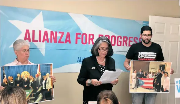  ?? ROXANA DE LA RIVA ?? La campaña Alianza for Progress ha criticado fuertement­e al gobernador de Florida, Rick Scott.