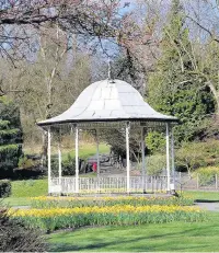  ?? LEIGHTON DAVIES ?? The Friends of Aberdare Park have been working on plans to improve the area for two years