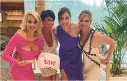  ?? ABC ?? April Kirkwood, from left, Susan Noles, Kathy Swarts and Nancy Hulkower became friends while starring on the reality TV show “The Golden Bachelor.”