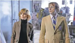  ?? PATRICK HARBRON/FX ?? In Season 2 of “The Americans,” Elizabeth (Keri Russell) and Philip Jennings (Matthew Rhys) go blond and nerdy.