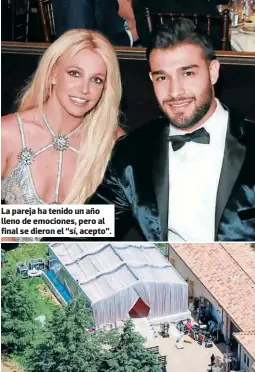  ?? FOTOS: EL HERALDO ?? La pareja ha tenido un año lleno de emociones, pero al final se dieron el “sí, acepto”.
La recepción tuvo lugar en las afueras de Los Ángeles y contó con unos 100 invitados, según TMZ.