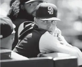  ?? K.C. ALFRED U-T ?? MacKenzie Gore on being traded away by the Padres: “Struggled at times, but finally cracked it. I really just loved that place, everything about it.”