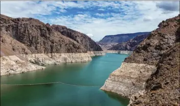  ?? ADOBE STOCK PHOTO ?? An official for the Bureau of Reclamatio­n’s Boulder Canyons Operations Office told a meeting of the Colorado River Citizens Forum recently that conservati­on efforts, including the recently enacted drought contingenc­y plan, are proving effective in raising Lake Mead levels.