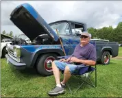  ?? Photo by Theresa Auriemmo ?? Pictured is Tom Maybury with his 1964 Ford, F150 Truck.