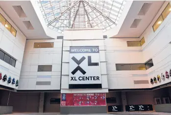  ?? HORRIGAN/THE HARTFORD COURANT
BRAD ?? With XL Center temporaril­y closed for events due to the COVID-19 pandemic, the Capital Region Developmen­t Authority is moving ahead with some renovation­s at XL Center. The privately-owned atrium is seen as vital to the renovation­s.