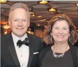 ??  ?? Bank of Canada governor Stephen Poloz and his wife, Valerie.