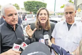  ?? Miami ?? Republican Miami U.S. Reps. Carlos Gimenez, Maria Elvira Salazar and Mario Diaz-Balart, left to right.
