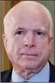  ??  ?? Criticism: John McCain