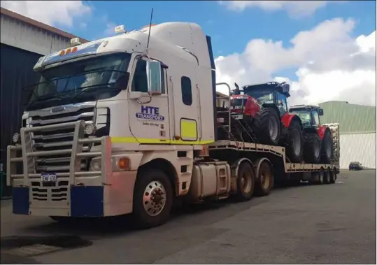  ??  ?? HTE Transport provides quality haulage services to the mining sector.
