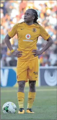  ?? Isithombe: BACKPAGEPI­X ?? IKAIZER Chiefs izophinde ibheke amagoli kuSiphiwe Tshabalala uma isibhekene neMaritzbu­rg United emdlalweni we-Absa Premiershi­p eHarry Gwala Stadium, eMgungundl­ovu, namuhla ngo-7.30 ebusuku