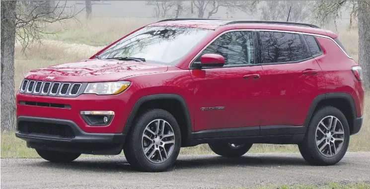  ?? PHOTOS: COSTA MOUZOURIS/DRIVING ?? The new 2017 Jeep Compass is built on a stretched Renegade platform and replaces the Compass outgoing model, which also sticks around for 2017.