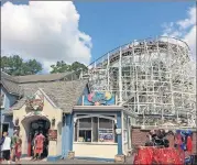  ?? TOM KELLEY / TKELLEY@AJC.COM ?? Nearly 8.7 million people have taken a ride on the Georgia Cyclone since its debut in 1990. The ride is a mirror image of its inspiratio­n, New York’s Coney Island Cyclone.