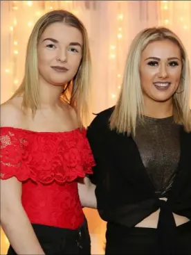  ??  ?? Maria Macartan, Colodgh Morgan Ciara Oliver at Strictly Come Dancing in St Patricks