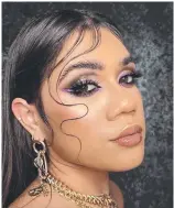  ?? ?? Local make-up artist Ashlei Major works for Rhianna's fashion label