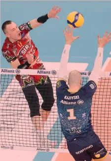  ?? LEGAVOLLEY.IT ?? Ucraino Oleh Plotnytsky­i, 26 anni, alla quinta stagione a Perugia