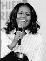  ?? PABLO MARTINEZ MONSIVAIS/AP ?? Michelle Obama tweeted Sunday that memoir, which comes out Nov. 13, will be called “Becoming.”