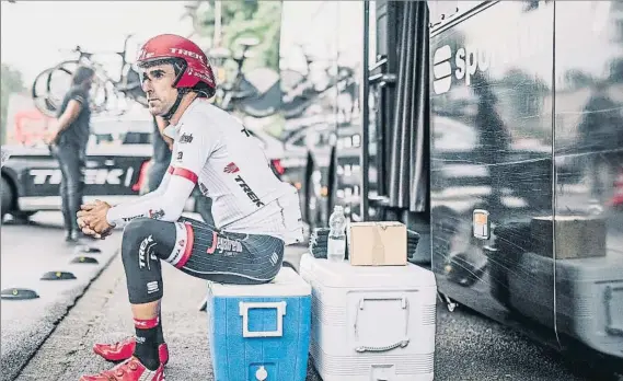  ?? FOTO: KRISTOF RAMON/TREK-SEGAFREDO ?? La despedida será en casa Haimar Zubeldia ha decidido bajarse de la bicicleta en Gipuzkoa tras la disputa de la Clásica San Sebastián del próximo 29 de julio