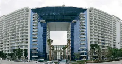  ?? — Photos by Neeraj Murali ?? The $1.2 billion Viceroy dubai Palm Jumeirah comprises 477 hotel rooms and 221 residences.