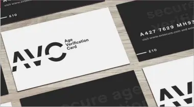  ??  ?? ABOVE AVSecure’s Age Verificati­on Card can be bought at shops around the UK, with face-toface verificati­on at the point of sale