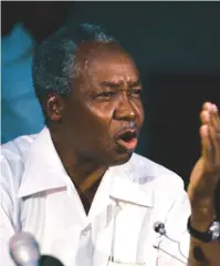  ??  ?? Dr Julius Nyerere