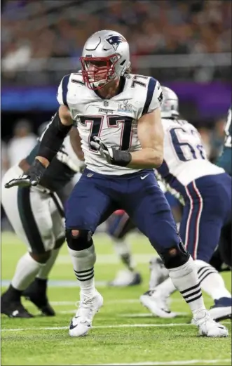  ?? DOUG BENC — ASSOCIATED PRESS ?? Left tackle Nate Solder will be sought after in free agency, with the Browns and Texans as likely suitors.