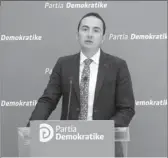  ??  ?? Deputeti i PD, Ervin Salianji