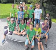  ?? FOTO: PM ?? Kinder des TSV Neuhausen beim Landeskind­erturnfest