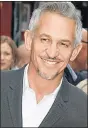  ??  ?? GARY LINEKER