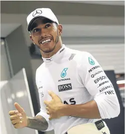  ?? Picture: Getty. ?? Lewis Hamilton is “loving driving more than ever”.