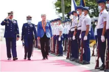  ?? ?? During her visit to Manila, Australian Foreign Minister Penny Wong, announced enhancing maritime cooperatio­n with the Philippine­s by providing equipment and training to enhance Philippine Coast Guard capabiliti­es.