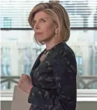  ?? ELIZABETH FISHER/CBS ?? Christine Baranski leads “The Good Fight,” an energetic alternativ­e to cases of the week.
