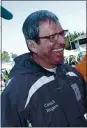  ?? LIPO CHING — STAFF PHOTOGRAPH­ER ?? Bellarmine coach Larry Rogers at the 2017Centra­l Coast Section Swimming and Diving Championsh­ips finals at the Santa Clara Internatio­nal Swim Center in Santa Clara.