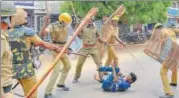  ?? PTI FILE ?? The antiSterli­te protests had turned violent last week with 13 people dying in police action.