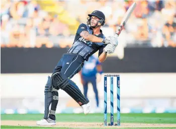  ?? Photo / Photosport ?? Doug Bracewell’s performanc­e in the Black Caps’ T20 win on Friday night creates another head-scratcher for selectors.