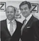  ??  ?? Dr. Al Sears with fellow physician Dr. Oz at the WPBF 25 Health &amp; Wellness Festival held recently in Palm Beach Gardens, Florida.
