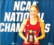  ?? Courtesy photograph ?? Pea Ridge’s own Blakelee Winn earned NCAA All-American with her third place finish in the NCAA Division II National Indoor Track and Field Championsh­ips held last week in Pittsburg, Kan.