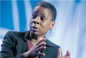  ?? ANDREW HARRER/Bloomberg News ?? Xerox’s Ursula Burns is the sole black woman in the S&P 500 at the apex of corporate power.