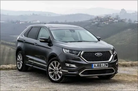  ??  ?? The Ford Edge Vignale is a top seller in the USA but can it make its mark in Scotland?