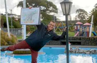  ?? MYTCHALL BRANSGROVE/STUFF ?? Owen ‘‘OJ’’ Jackson is hopeful of funding from the Timaru District Council to kickstart a project to build a new playground.