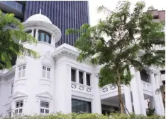  ?? SAMUEL ISAAC CHUA/THE EDGE SINGAPORE ?? The Tan Chin Tuan Mansion, an iconic building where the office of Tecity, the family-owned vehicle that controls The Straits Trading, is located