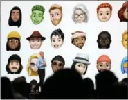  ??  ?? Apple’s Craig Federighi introduces Memojis at the Apple World Wide Developer’s Conference.