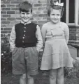  ??  ?? Best pals: Stuart and Mary in Lincoln in the Thirties