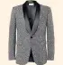  ??  ?? Saint Laurent sequinned tuxedo £2,135, mrporter.com