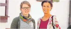  ?? FOTO: TANJA BOSCH ?? Nelli Wilhelm (links) und Susanne Barth würden das Thema Suizid gerne aus der Tabuzone holen.