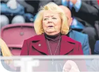  ??  ?? Ann Budge at Tynecastle yesterday