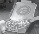  ?? PIZZA HUT ?? Pizza Hut was named the NFL official pizza sponsor last year.