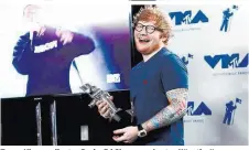  ??  ?? Teure Uhr, verdienter Preis: Ed Sheeran, „bester Künstler“