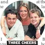  ??  ?? THREE CHEERS Ant, Cat and Dec