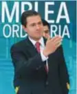  ?? |ESPECIAL ?? Peña Nieto agradeció el apoyo de los empresario­s para consolidar las reformas estructura­les del país.