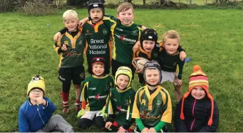  ??  ?? Listowel RC’s U-8s enjoying a recent away blitz